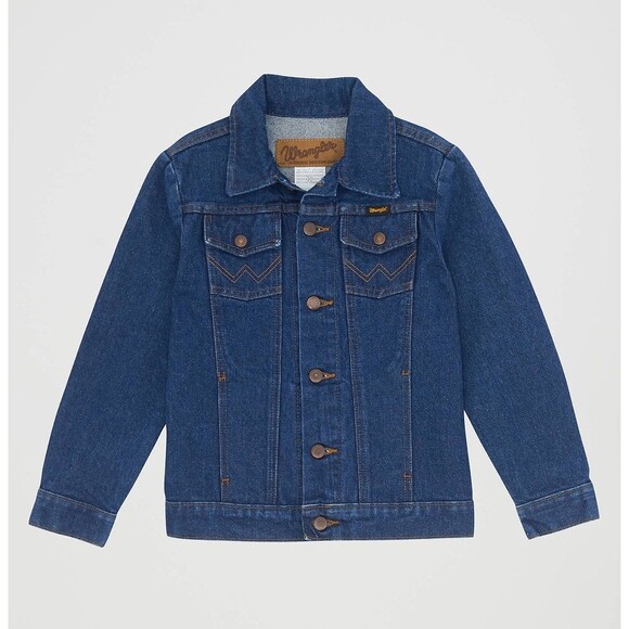 Wrangler Other - Wrangler Cowboy Cut Unlined Dark Blue Cotton Denim Jacket #84145PW Sz XS/SM Fit